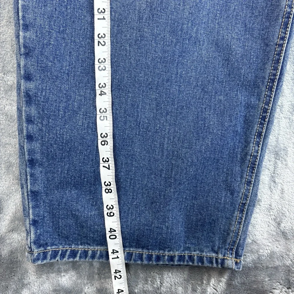 10NE Chaser Womens Jeans High Rise‎ Straight Leg Denim Blue Cotton Retro Large